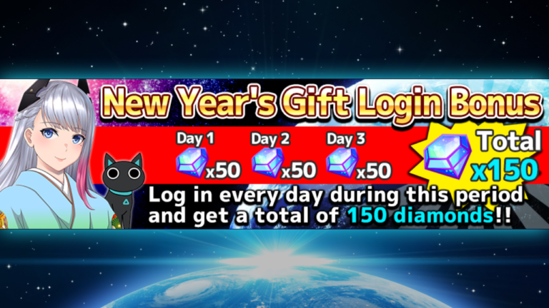 New Year Login Bonus