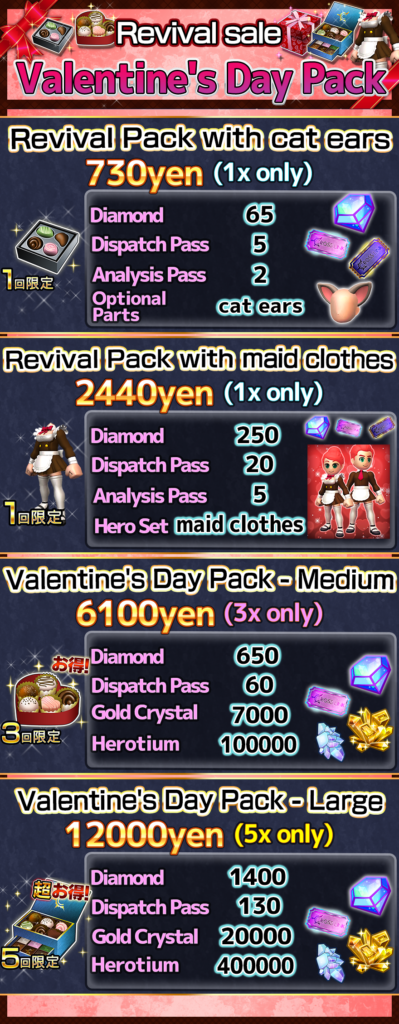 Revival Valentine's Day Pack