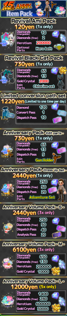 1.5th Anniversary Pack